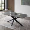 Verona Grey Ceramic Dining Table, 6-8 Seater