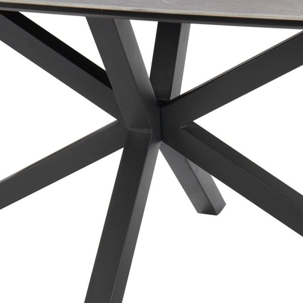 Verona Grey 180cm Ceramic Dining Table & 8 Tiago Chairs, Grey Velvet Verona Grey 180cm Ceramic Dining Table & 8 Tiago Chairs, Grey Velvet