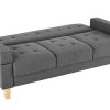 Victoria Fabric Sofa Bed, Charcoal Grey Fabric Victoria Fabric Sofa Bed, Charcoal Grey Fabric