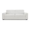 York 3 Seater Sofa, Cream Linen