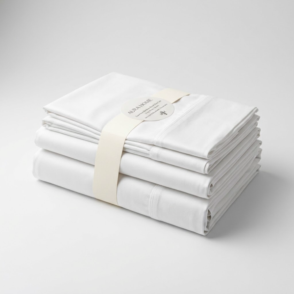 Bamboo Blend Sheet Set, White